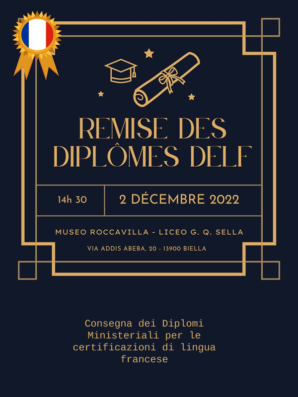 consegna dei Diplomi Ministeriali per le certificazioni di lingua francese